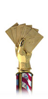 Cards and Poker Trophies and Awards