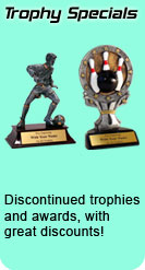 discontinued trophies and awards with great discounts