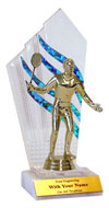 "Flames" Badminton Trophy