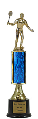 13" Badminton Pedestal Trophy
