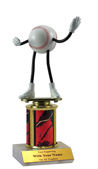 Bendable 8" Baseball Trophy