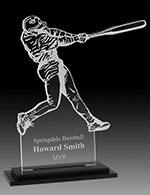 8" Softball Batter Acrylic Award