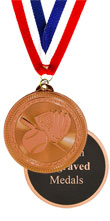 Brite Bronze Softball Medal