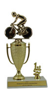 9" Bicycle Cup Trim Trophy