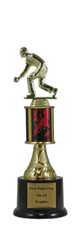 10" Bocce Ball Pedestal Trophy