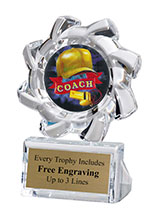 Coach Sunburst Acrylic Award