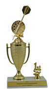 10" Darts Cup Trim Trophy
