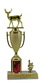 12" Buck Deer Cup Trim Trophy