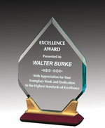 9" Flame Acrylic Award