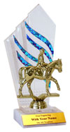 "Flames" Equestrian Trophy