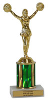 8" Cheerleading Economy Trophy