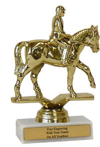 6" Equestrian Economy Trophy