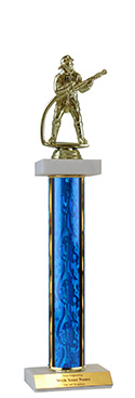 16" Fireman Double Marble Trophy