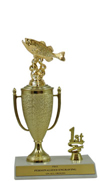 9" Bass Cup Trim Trophy