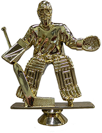 5" Hockey Goalie Figurine
