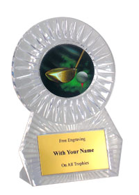 Acrylic Golf Award