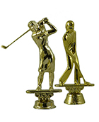 Golf Figurine - Metal - 5 1/2"
