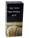 9"x7" Engraved Alder Plaque w/Walnut Edge