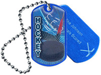 Hockey Epoxy Dog Tag