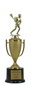 12" Lacrosse Cup Pedestal Trophy