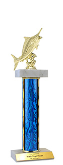 13" Marlin Double Marble Trophy