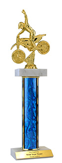 14" Motocross Double Marble Trophy