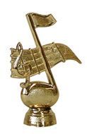 4" Music Note Figurine