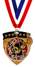 Music Shield Medal