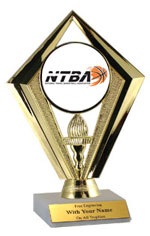 NTBA Diamond Basketball Trophy