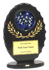 6" Oval Pinewood Derby Award