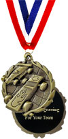 Engraved Pinewood Derby Medal