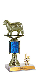 8" Excalibur Sheep Trim Trophy