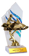 "Flames" Snowmobile Trophy