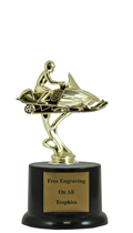 7" Pedestal Snowmobile Trophy