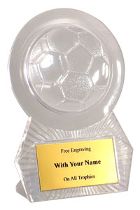 Acrylic Soccer Award