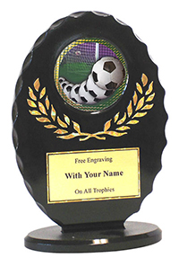 6" Oval Soccer Award