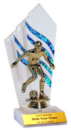 "Flames" Soccer Trophy