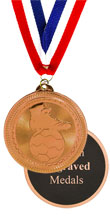 Brite Bronze Soccer Medal