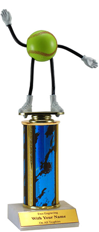 Bendable 10" Softball Trophy