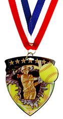 Softball Shield Medal
