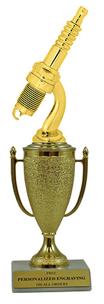 10" Spark Plug Cup Trophy
