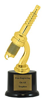 8" Pedestal Spark Plug Trophy