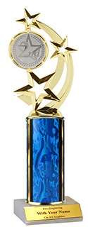 11" 2nd Place Star Spinner Trophy