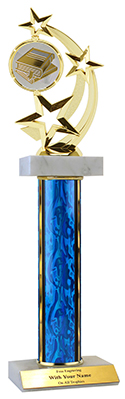 15" Reading Star Performer Double Marble Trophy