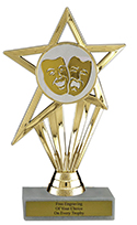 6" Drama Star Economy Trophy