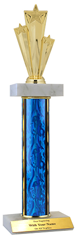 14" Star Performer Double Marble Trophy
