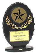 6" Oval Academic Star Award