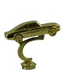 Stock Car Figurine - Metal - 4"