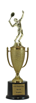 12" Tennis Cup Pedestal Trophy