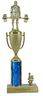 14" Weightlifting Cup Trim Trophy